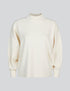 Summum Pullover Feinstrick mit Stehkragen, creme