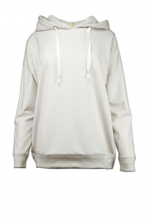 XOX Sweatshirt mit Kapuze, Pullover offwhite - Fair Trade