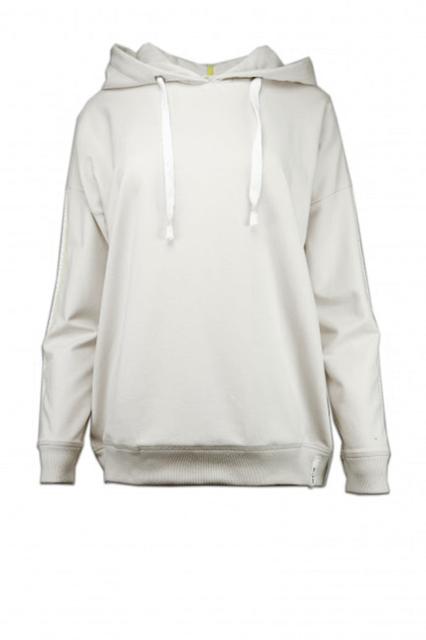 XOX Sweatshirt mit Kapuze, Pullover offwhite - Fair Trade