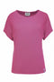 XOX Pullunder Rundhals, kurzarm, Boxy Shirt pink - Fair Trade