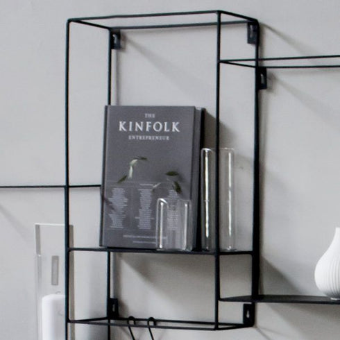 Storefactory Scandi Regale Ramsjöholm schwarz, 2er Set