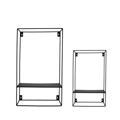 Storefactory Scandi Regale Ramsjöholm schwarz, 2er Set