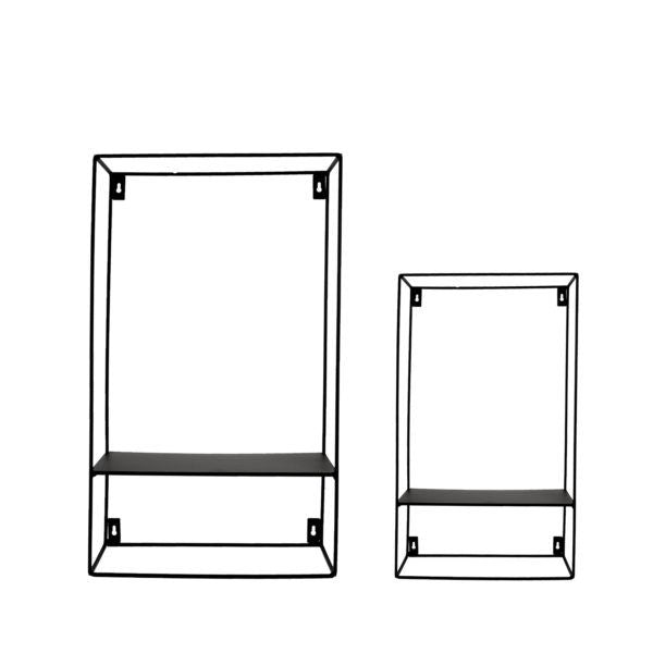 Storefactory Scandi Regale Ramsjöholm schwarz, 2er Set