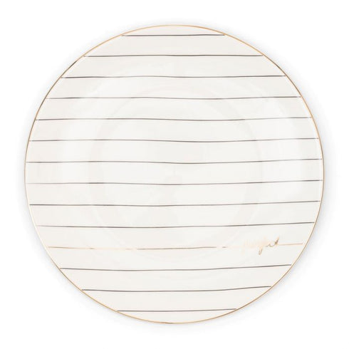 Riviera Maison Dinnerplate, Essteller Dots & Stripes