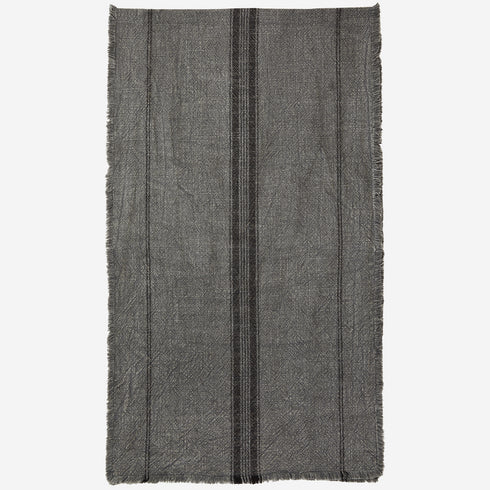 Madam Stoltz, Tischläufer Shabby Chic, grau