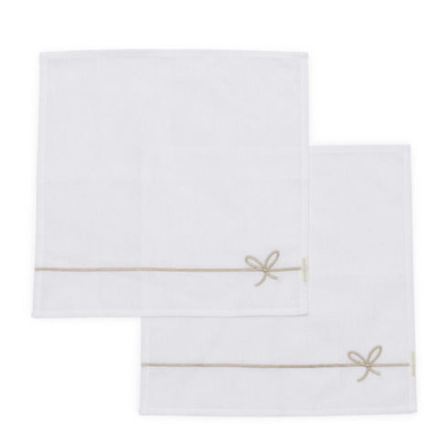 Stoffservietten Schleife, Riviera Maison Beautiful Bow, weiß, 2er-Set