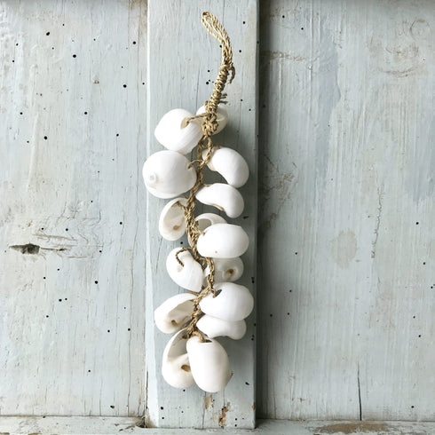 Hängedeko, Muschelkette Boho, Dekokette Ibiza