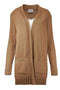 XOX Strickjacke langarm, camel - Fair Trade