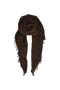 Black Colour Schal Taya, Tuch mit Fransen, cacao, braun