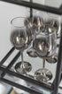 J-line, Wasserglas, Trinkglas elegant, silber
