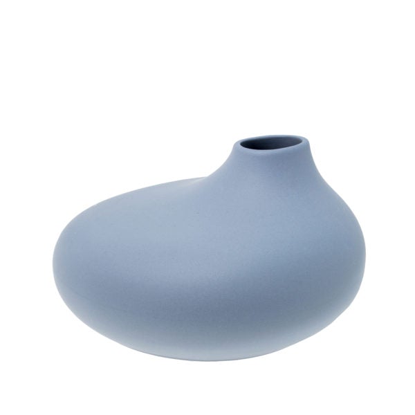 Skandi Vase, Storefactory Dekovase Källa L, blaugrau