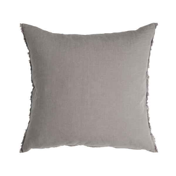 WALRA Komfort Leinenkissen Vintage, grau 45x45cm, inkl. Federnfüllung