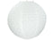 Lampenschirm Lampion, Asiatische Hängelampe, Textil , Punkte, weiß, 30cm