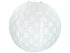 Lampenschirm Lampion, Asiatische Hängelampe, Textil Spitze Flowers, weiß, 40cm