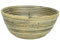 Servierschüssel Bambus, Bambusschale, Dekoschale, naturfarben-schwarz, 15cm