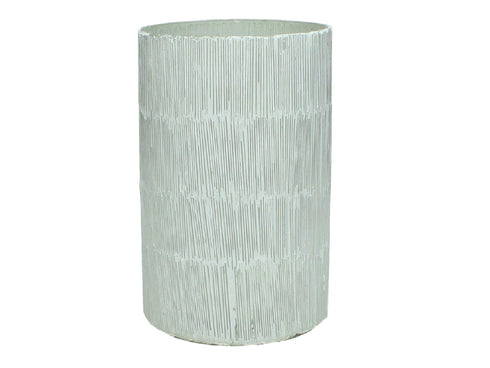 Windlicht / Dekoobjekt, Boho Tischdekoration, 16cm, weiß