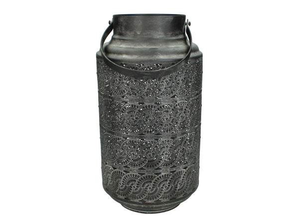 Laterne, Windlicht, Metall, orientalisch, Bohemian, 37cm