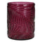 Kersten Windlicht, Vase, Palmenblatt, lila