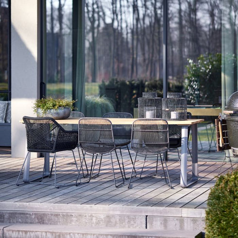 Riveria Maison Laterne Shanghai Metal Wire Hurricane , schwarz