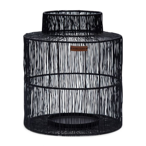 Riveria Maison Laterne Shanghai Metal Wire Hurricane , schwarz