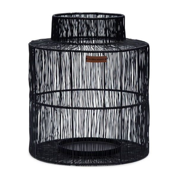 Riveria Maison Laterne Shanghai Metal Wire Hurricane , schwarz