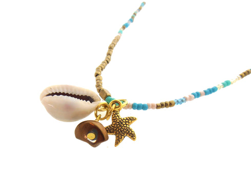 Halskette Boho Beach blue, 3-in-1, 4Life