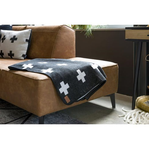 Coco Maison, Decke Cross, Decke Chalet, Plaid Swiss 140x60cm