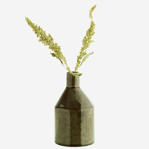 Madam Stoltz Vase Scandi, grau-grün
