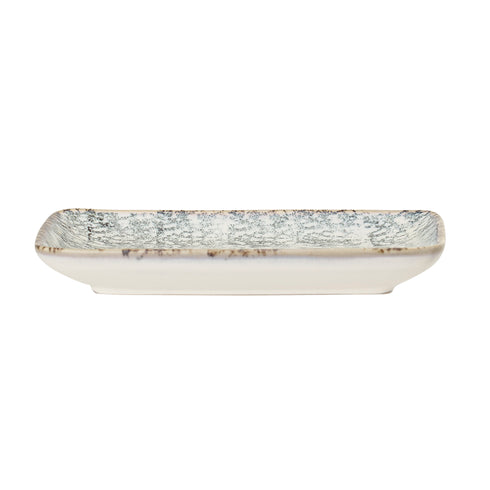 Bloomingville, Teller, Servierplatte klein, Steinzeug, grau