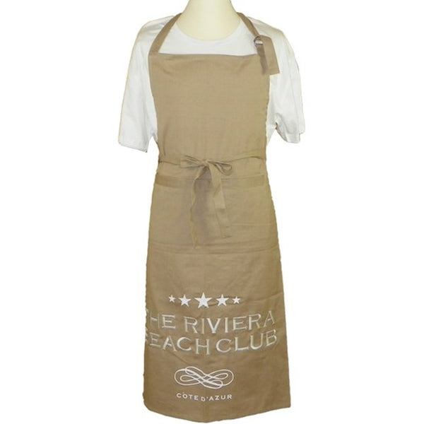 Küchenschürze, Kochschürze, Cote D'Azur, Beachclub, Baumwolle