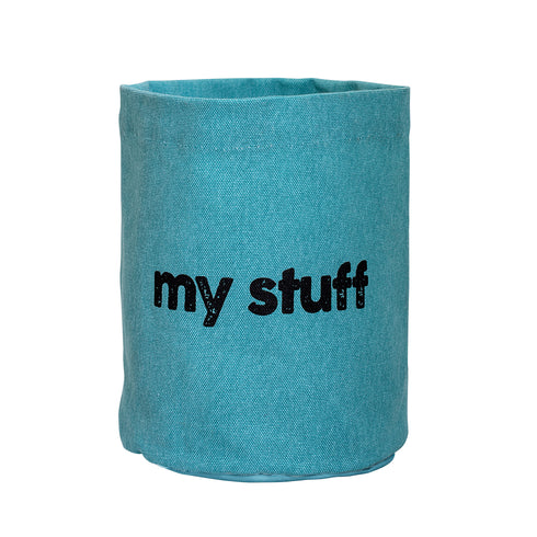 Bloomingville, Aufbewahrungskorb, Übertopf my stuff, türkis