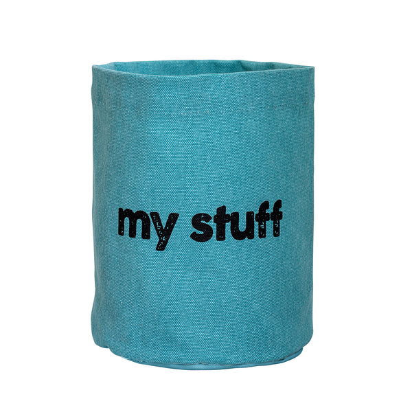 Bloomingville, Aufbewahrungskorb, Übertopf my stuff, türkis