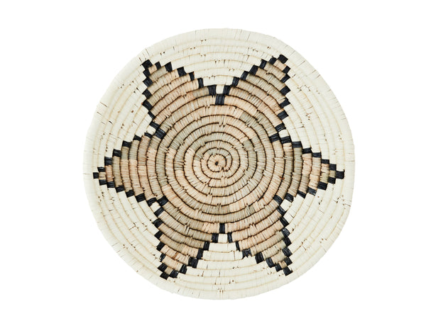 Madam Stolz Boho Wanddeko, Schale aus Seegras