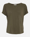 Moss Copenhagen - FENYA MODAL TEE- T-Shirt kurzarm, grau-grün