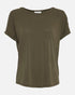 Moss Copenhagen - FENYA MODAL TEE- T-Shirt kurzarm, grau-grün