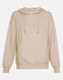 Moss Copenhagen - IMA Logo Hood Sweatshirt white pepper, Kapuzenpullover, Hoodie beige-sand