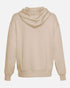 Moss Copenhagen - IMA Logo Hood Sweatshirt white pepper, Kapuzenpullover, Hoodie beige-sand