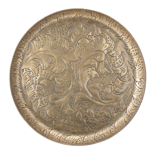 Bloomingville, Dekoschale orientalisch, Metall, gold