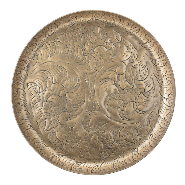 Bloomingville, Dekoschale orientalisch, Metall, gold