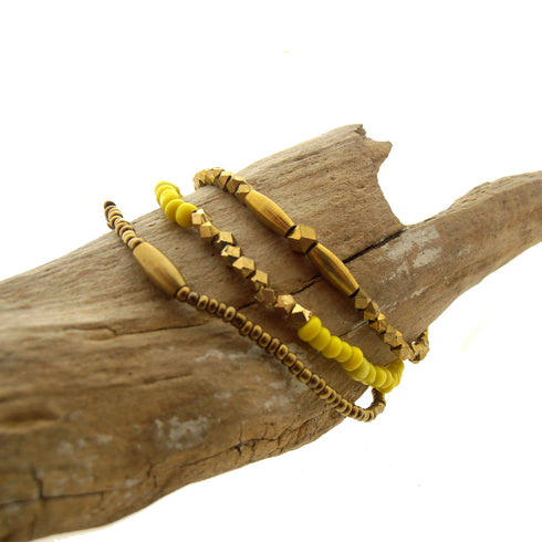 Festival Sommer-Armband Kupfer, gelb 4Life