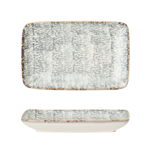 Bloomingville, Teller, Servierplatte klein, Steinzeug, grau