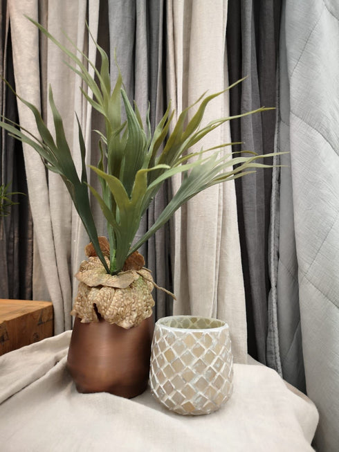 BLOOM, Scandi Vase, Dekovase, Antik Kupfer, rose gebürstet