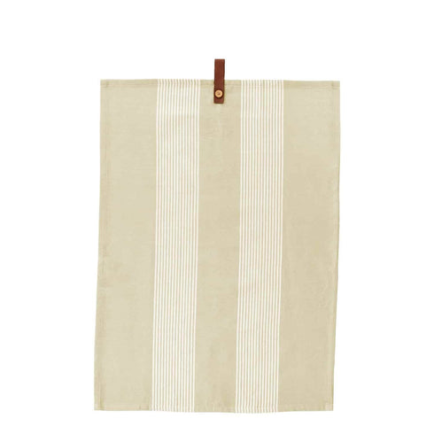Storefactory Geschirrtuch Udveda Skandi, Organic Cotton, beige-weiß
