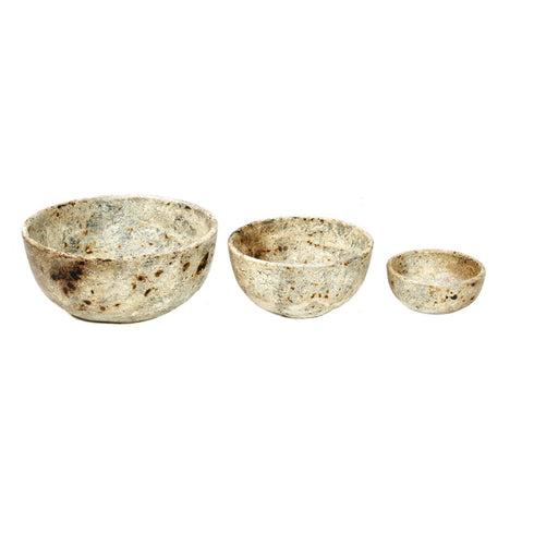Bazar Bizar Burned Bowl - Antique - L 20x20cm