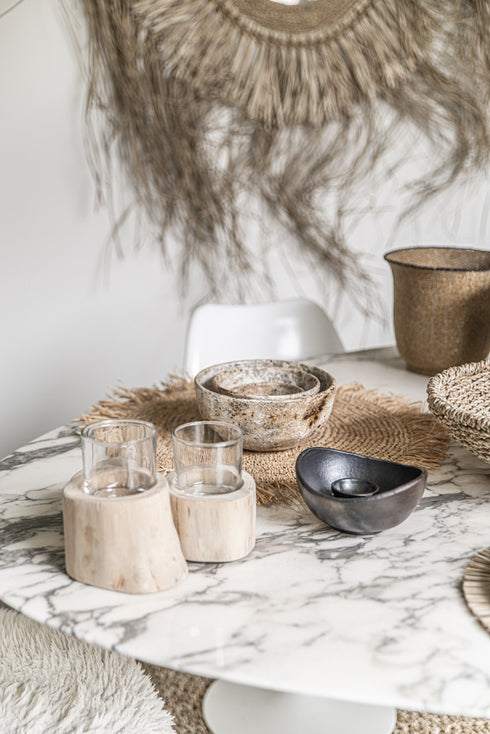 Bazar Bizar Burned Bowl - antique - M 16cm