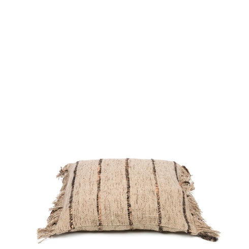 Bazar Bizar, my Gee Boho Kissen, beige-schwarz, 40x40