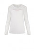 XOX Longsleeve T-Shirt Rundhals Ausschnitt, offwhite I believe in wonder - Fair Trade