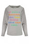 XOX Sweatshirt Rundhals, Longsleeve, Good Vibes - Fair Trade