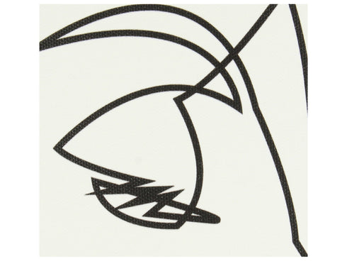 Wandbild Skandi Modern Art, Wanddeko Face weiß-schwarz 61x61cm